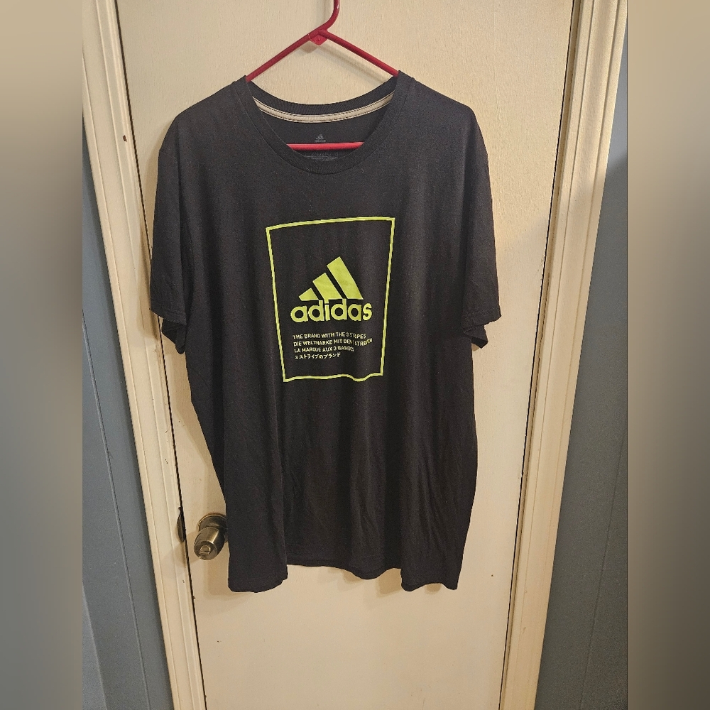 Adidas Men's Black T-Shirt 2XL